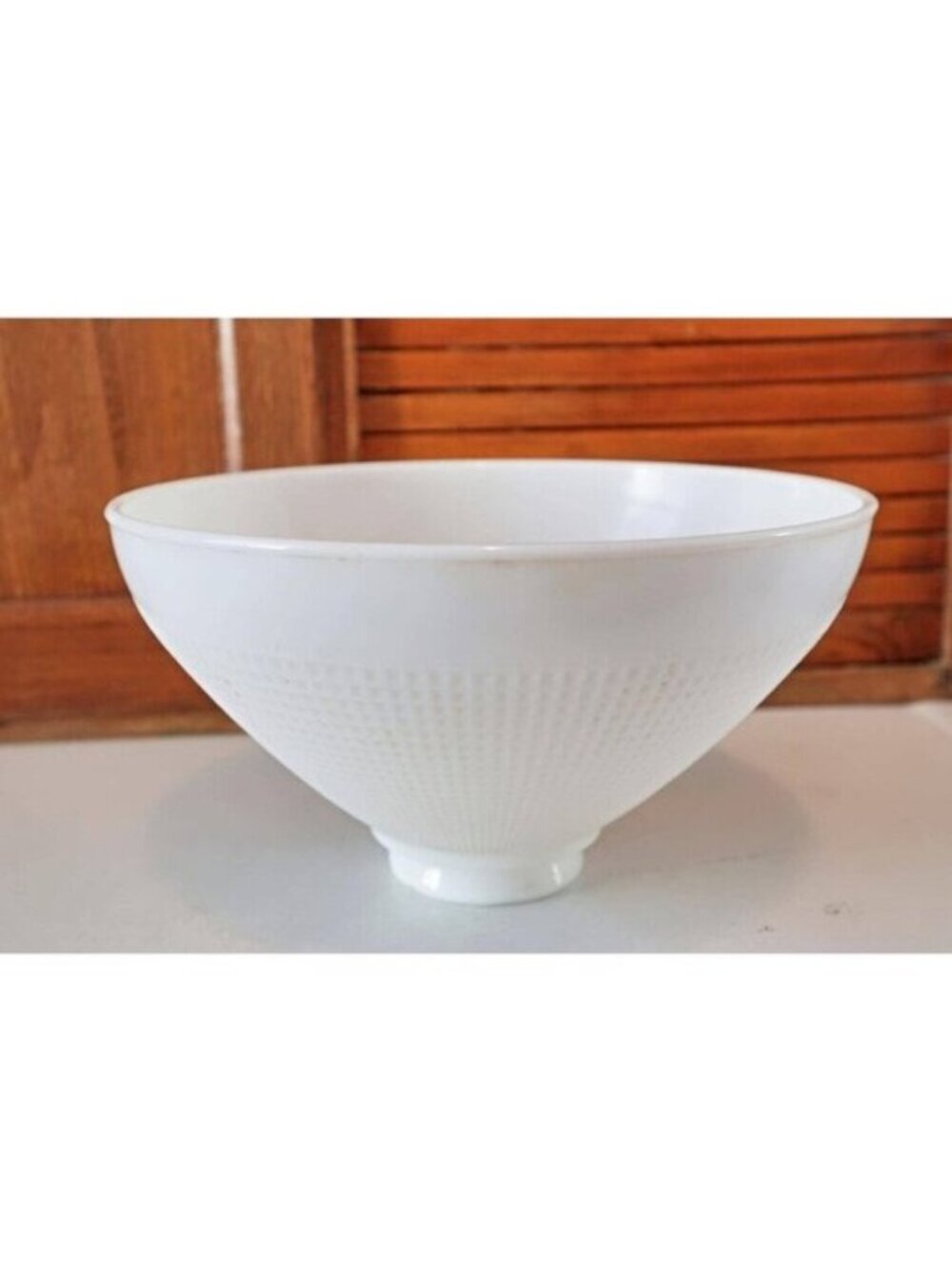 Vintage Torchiere Lamp Diffuser Shade for Stiffel Rembrandt Lamps  Milk Glass